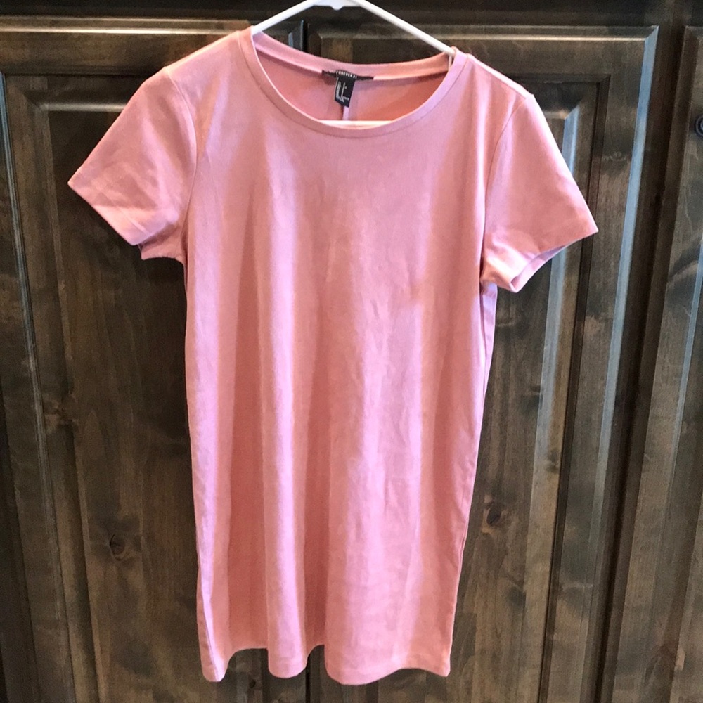 Excellent Forever 21 Pink Suede Dress S $29!